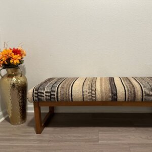 Natural Colors Boho Bench