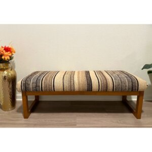 Natural Colors Boho Bench